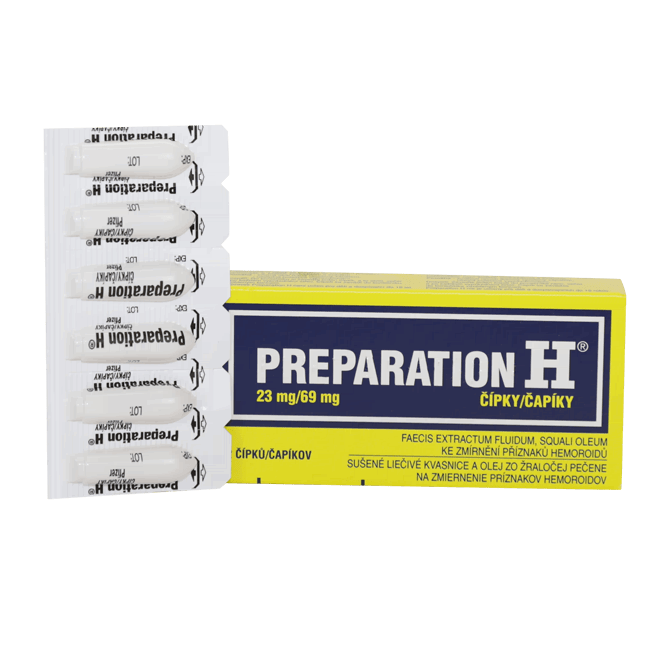 Препарейшн эйч (Preparation H) свечи 12шт