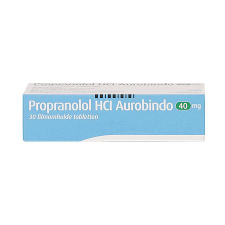 Пропранолол Актавис (Propranololum, Ауробиндо) 40мг табл. №30 препарат для сердца